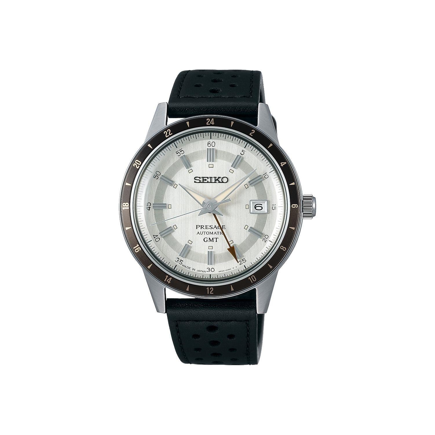 Seiko Presage 'Stone' Style 60s Road Trip GMT SSK011J1 - First Class  Watches™ USA