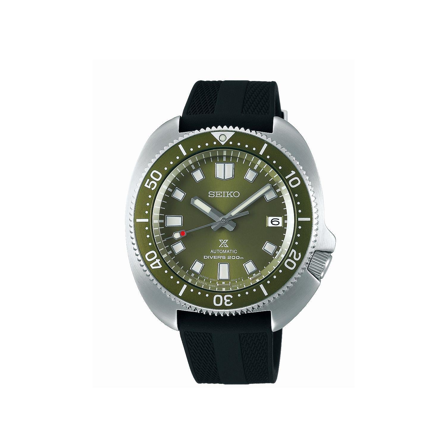 Prospex Diver 'Captain Willard' Green Dial Black Strap 42.7mm